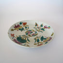 粉彩四季花文皿・大