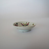 粉彩胡蝶花文豆皿