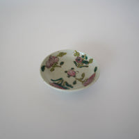 粉彩四季花文豆皿 ①