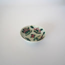 粉彩四季花文豆皿 ③