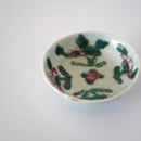 粉彩四季花文豆皿 ③