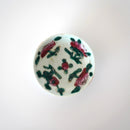 粉彩四季花文豆皿 ④