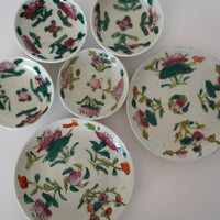 粉彩四季花文豆皿 ④