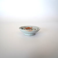 粉彩七宝三多文豆皿 ①