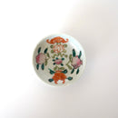 粉彩七宝三多文豆皿 ②