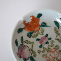 粉彩七宝三多文豆皿 ②