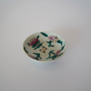 粉彩四季花文豆皿・蓮華セット