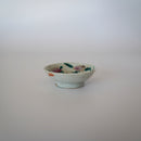 粉彩四季花文豆皿・蓮華セット