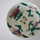 粉彩四季花文豆皿・蓮華セット