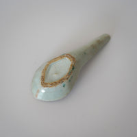 粉彩四季花文豆皿・蓮華セット