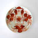 赤絵福寿三多文皿