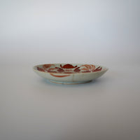 赤絵福寿三多文皿