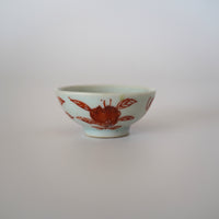 赤絵福寿三多文茶杯 ②