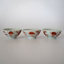 赤絵福寿三多文茶杯 ①