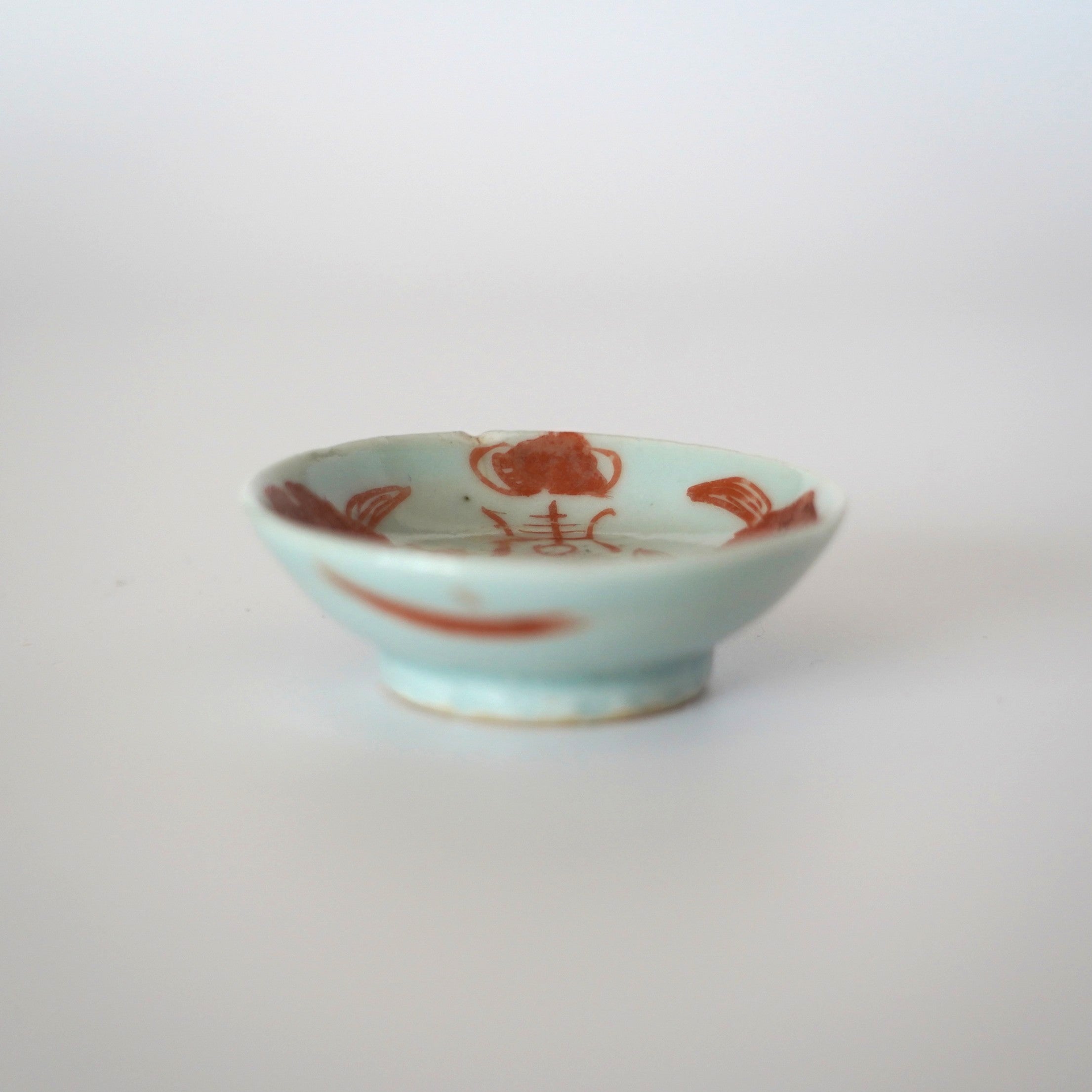 赤絵福寿三多文豆皿 ③