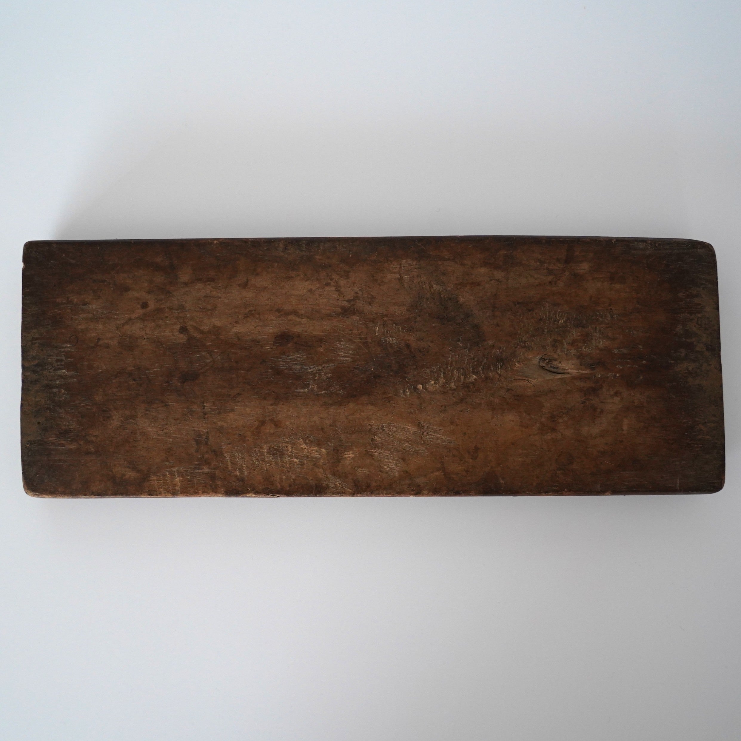 木彫三連双喜文月餅型大