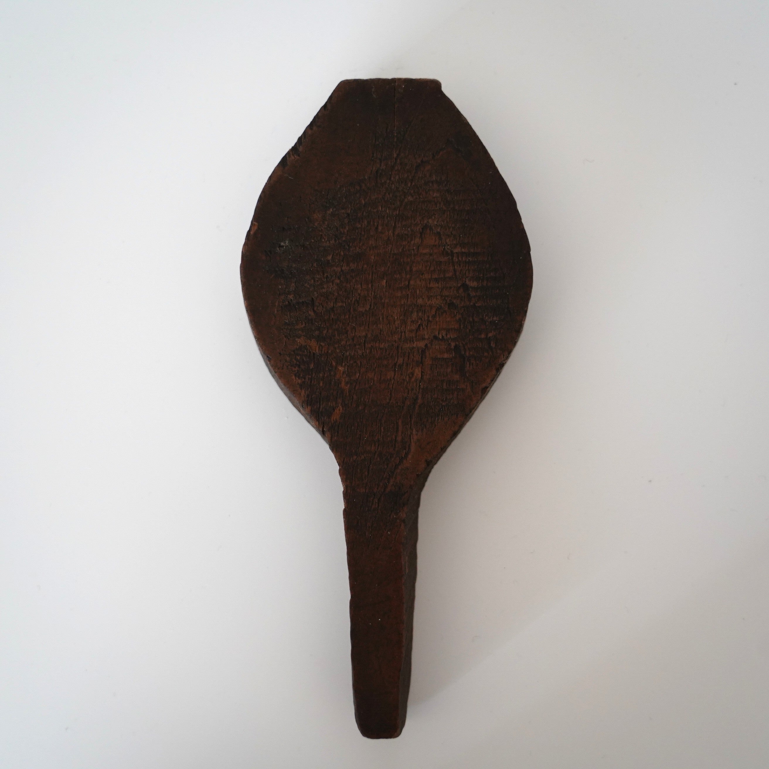 木彫円型寿文月餅型