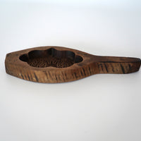 木彫雲型寿文月餅型