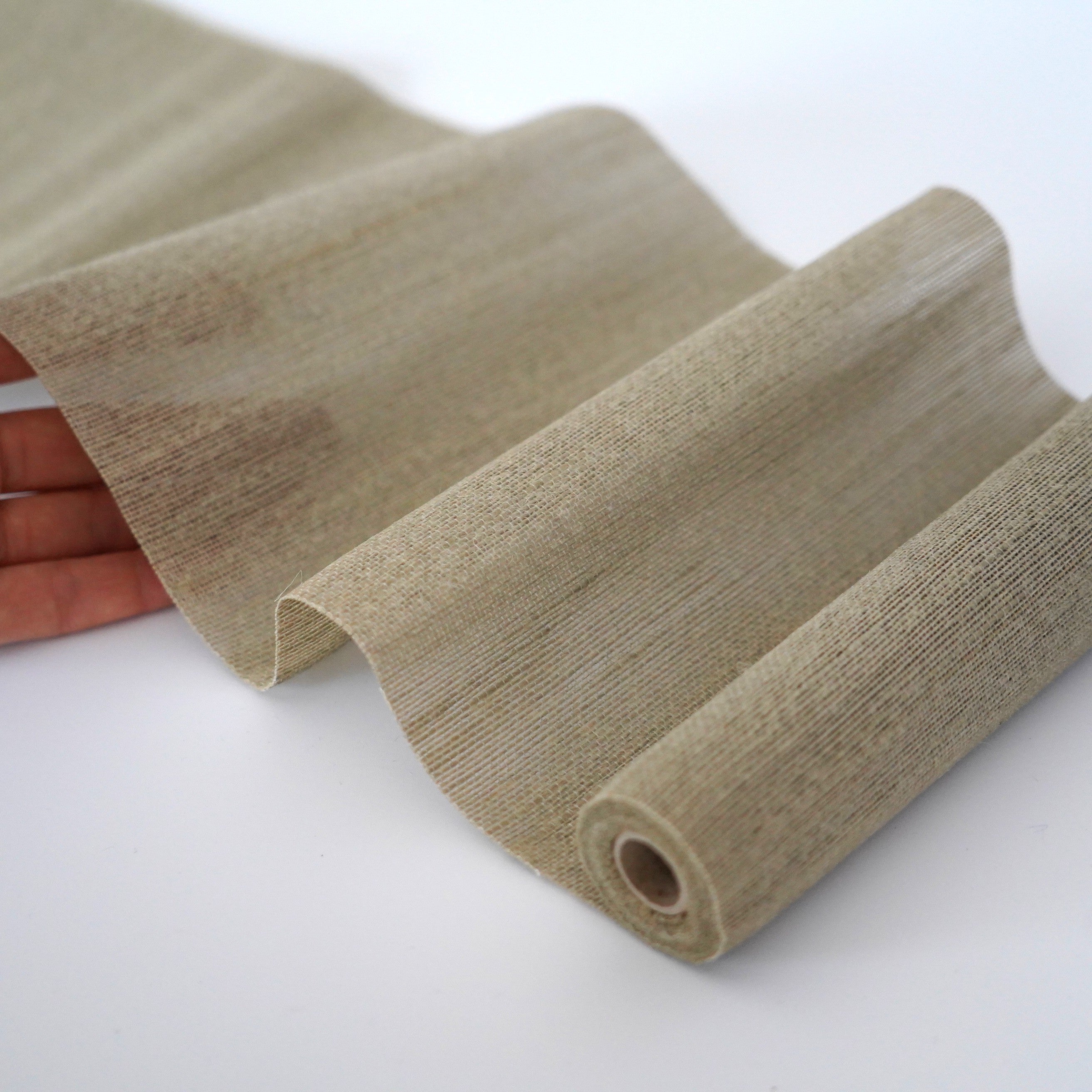 茶席布 ② 利休白茶色