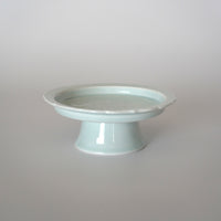 影青刻花高脚壺承