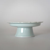 影青刻花高脚壺承