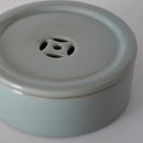 天青貫入七宝文茶船