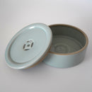 天青貫入七宝文茶船