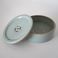 天青貫入七宝文茶船