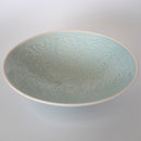 仿古印花鳳凰文壺承 ①淡