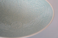 仿古印花鳳凰文壺承 ①淡