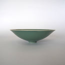 仿古印花鳳凰文壺承 ②緑