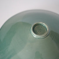 仿古印花鳳凰文壺承 ②緑