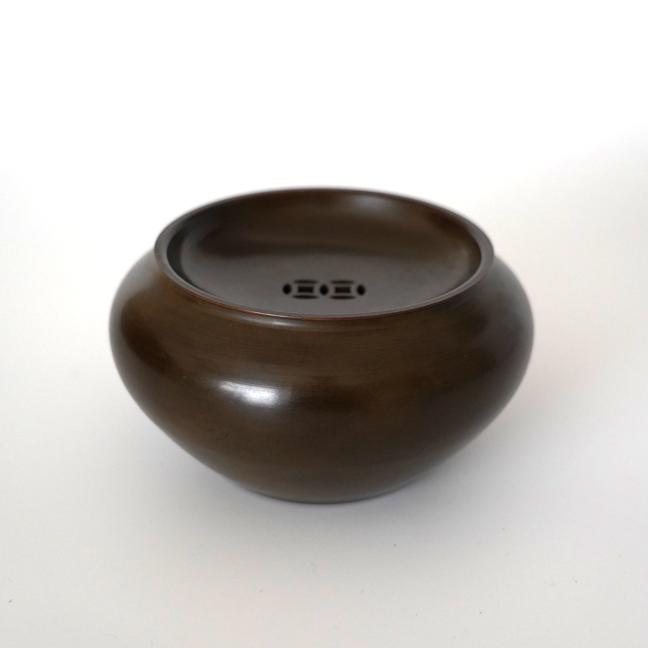 銅製七宝文建水