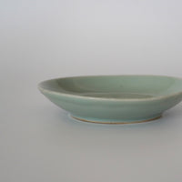 豆青青花款壺承 ①