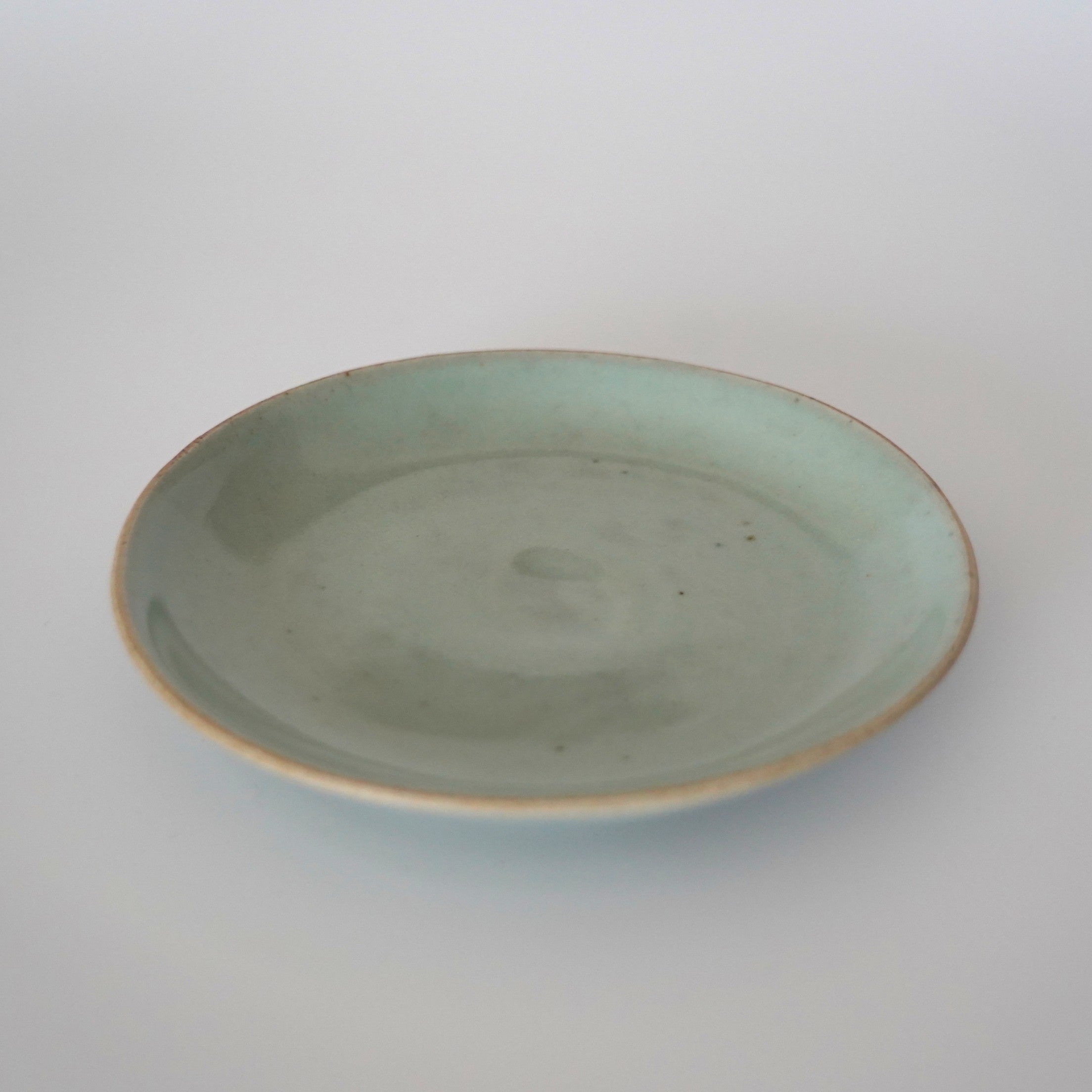 豆青青花款壺承 ②