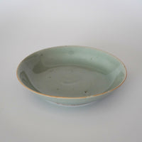 豆青青花款壺承 ③