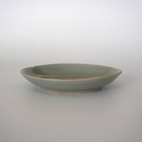 豆青青花款壺承 ④