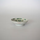 粉彩竹詩文豆皿