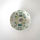 粉彩竹詩文豆皿