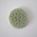 石製寿蝙蝠蝶文蓋置