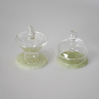 石製寿蝙蝠蝶文蓋置