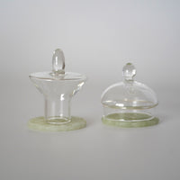 石製寿蝙蝠蝶文蓋置