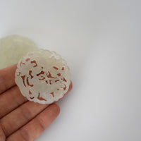 石製童子文蓋置