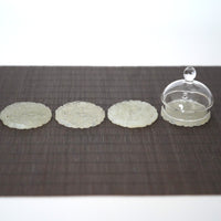 石製童子文蓋置