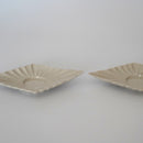 草木灰釉菱形茶托3枚セット