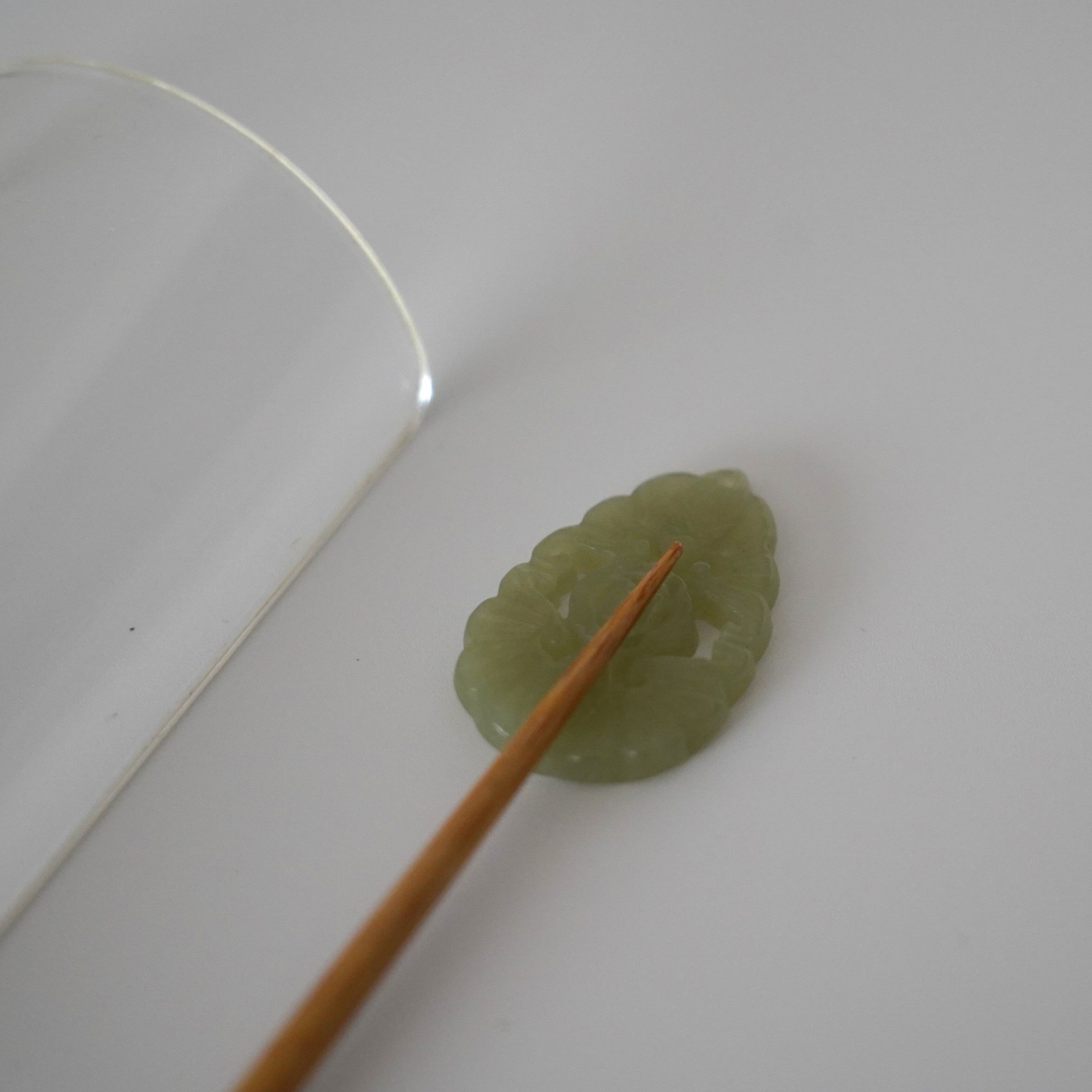 石製福在眼前茶枕