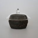 陶製七宝文蓋置 ③