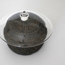 陶製七宝文蓋置 ③