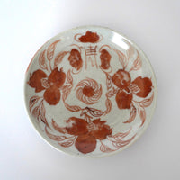 赤絵福寿三多文皿 ③