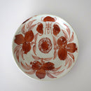 赤絵福寿三多文皿 ②